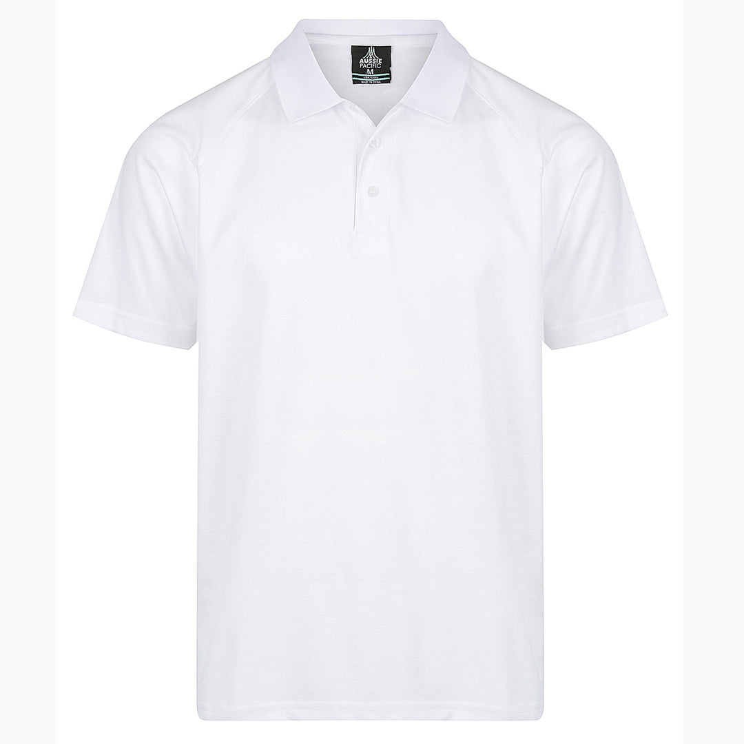 House of Uniforms The Keira Polo | Mens | Short Sleeve Aussie Pacific White