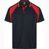 House of Uniforms The Panorama Polo | Mens | Short Sleeve Aussie Pacific Navy/Red/Gold