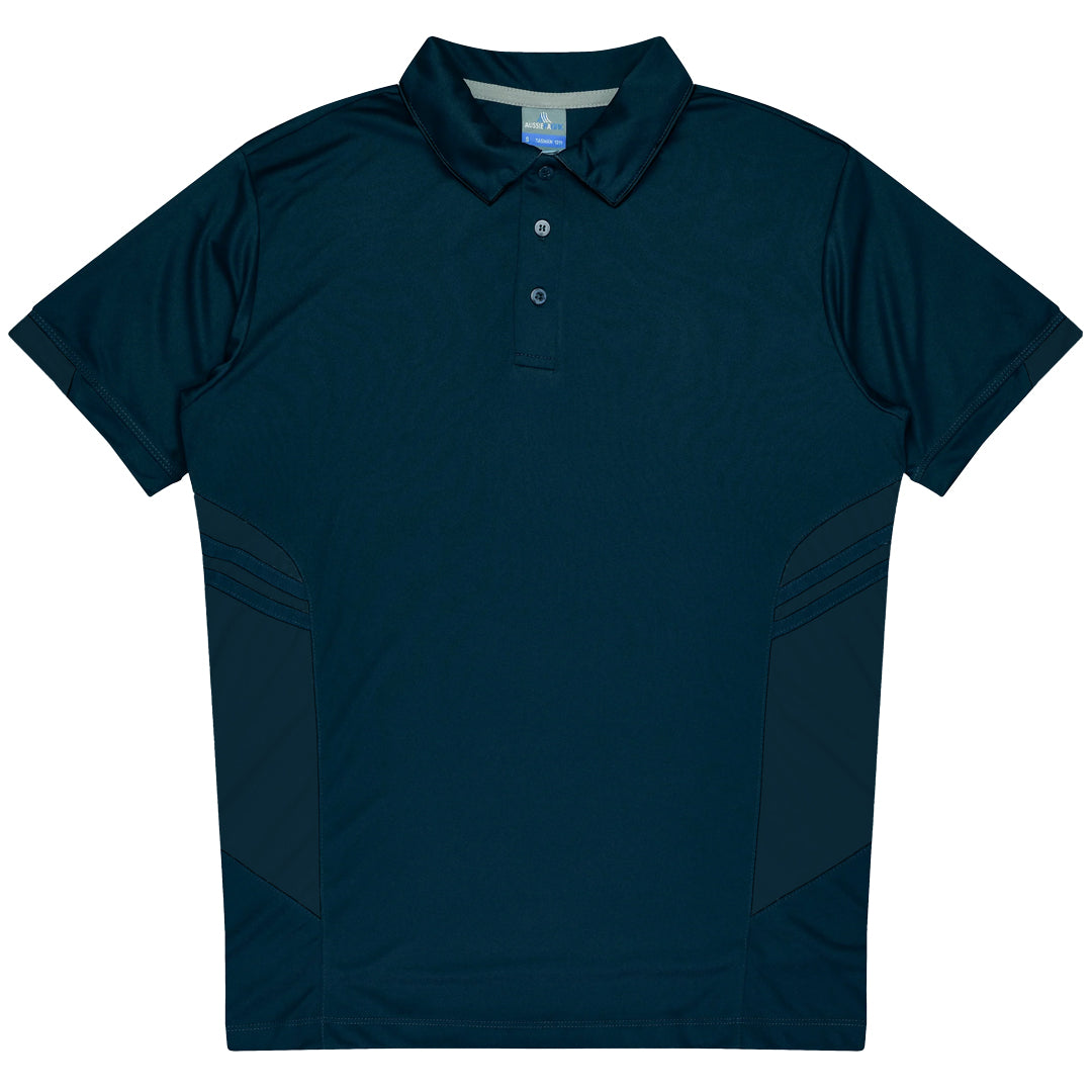 House of Uniforms The Tasman Polo | Mens | Short Sleeve | Navy Base Aussie Pacific Navy