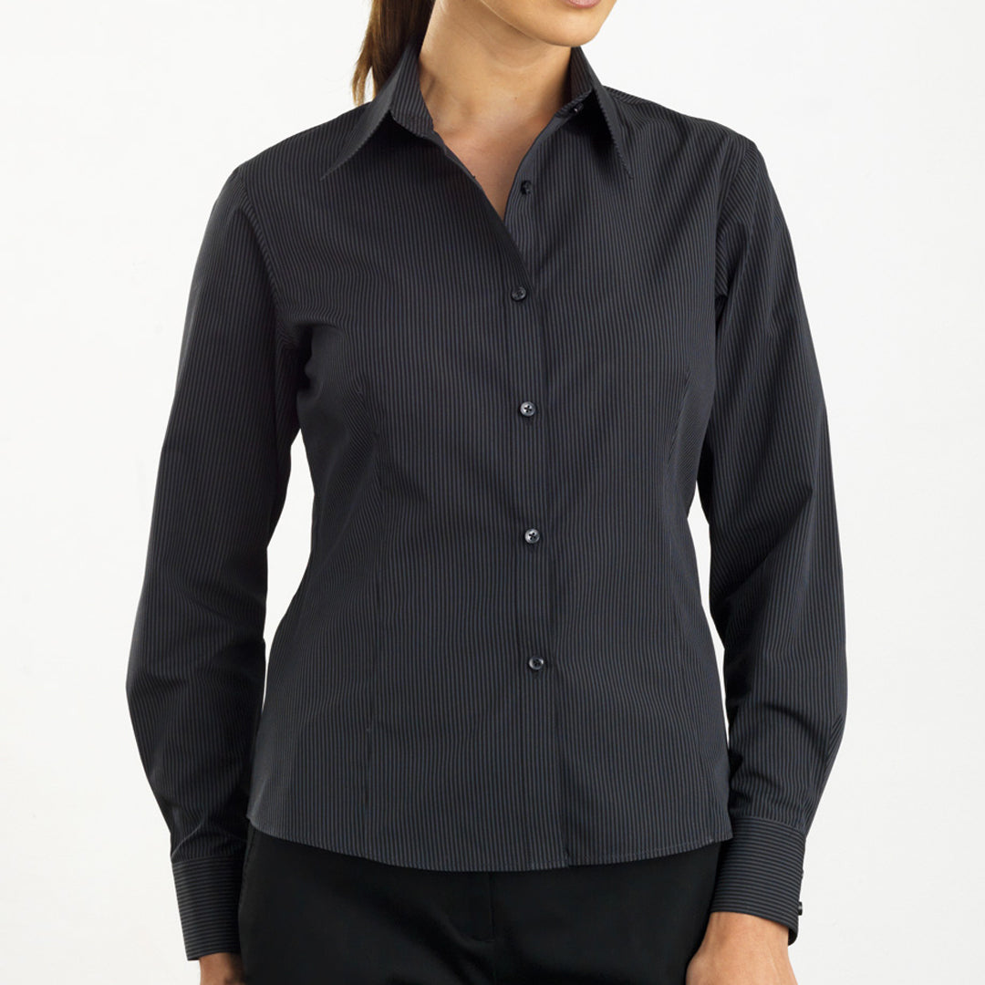 House of Uniforms The Canberra Shirt | Ladies John Kevin Charcoal