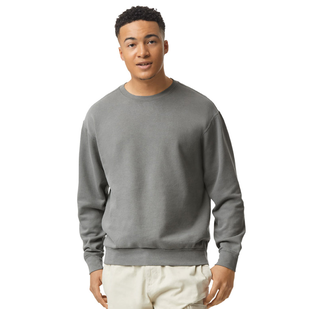 House of Uniforms The Lightweight Sweatshirt | Adults Comfort Colors Grey