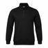 Aussie Pacific The Mawson 1/4 Zip Jumper | Mens Black Outerwear