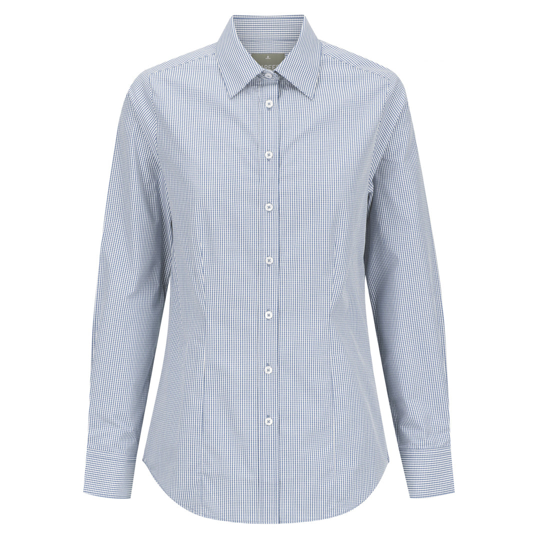 House of Uniforms The Westgarth Shirt | Ladies | Long Sleeve | Classic Fit Gloweave Denim