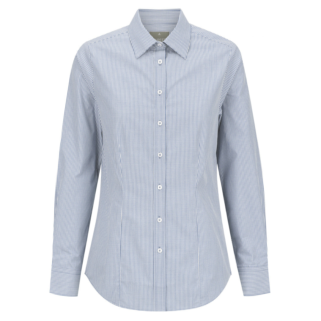 House of Uniforms The Westgarth Shirt | Ladies | Long Sleeve | Classic Plus Gloweave Denim