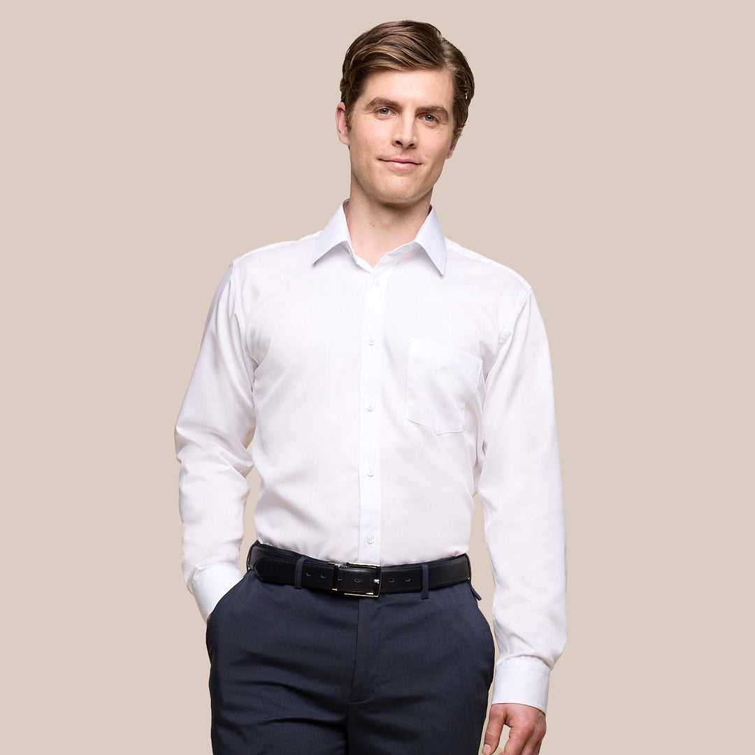 House of Uniforms The Blake Shirt Classic | Mens | Long Sleeve Gloweave 