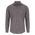 House of Uniforms The Balmoral Slim Fit Shirt | Mens | Long Sleeve Gloweave Charcoal