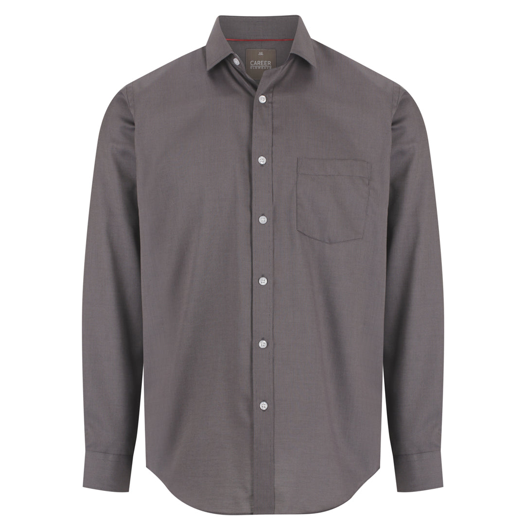 House of Uniforms The Balmoral Oxford Shirt | Mens Gloweave Charcoal