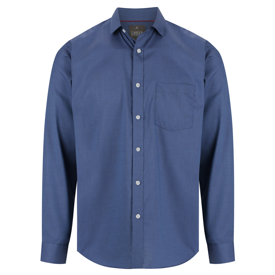 House of Uniforms The Balmoral Oxford Shirt | Mens Gloweave Navy