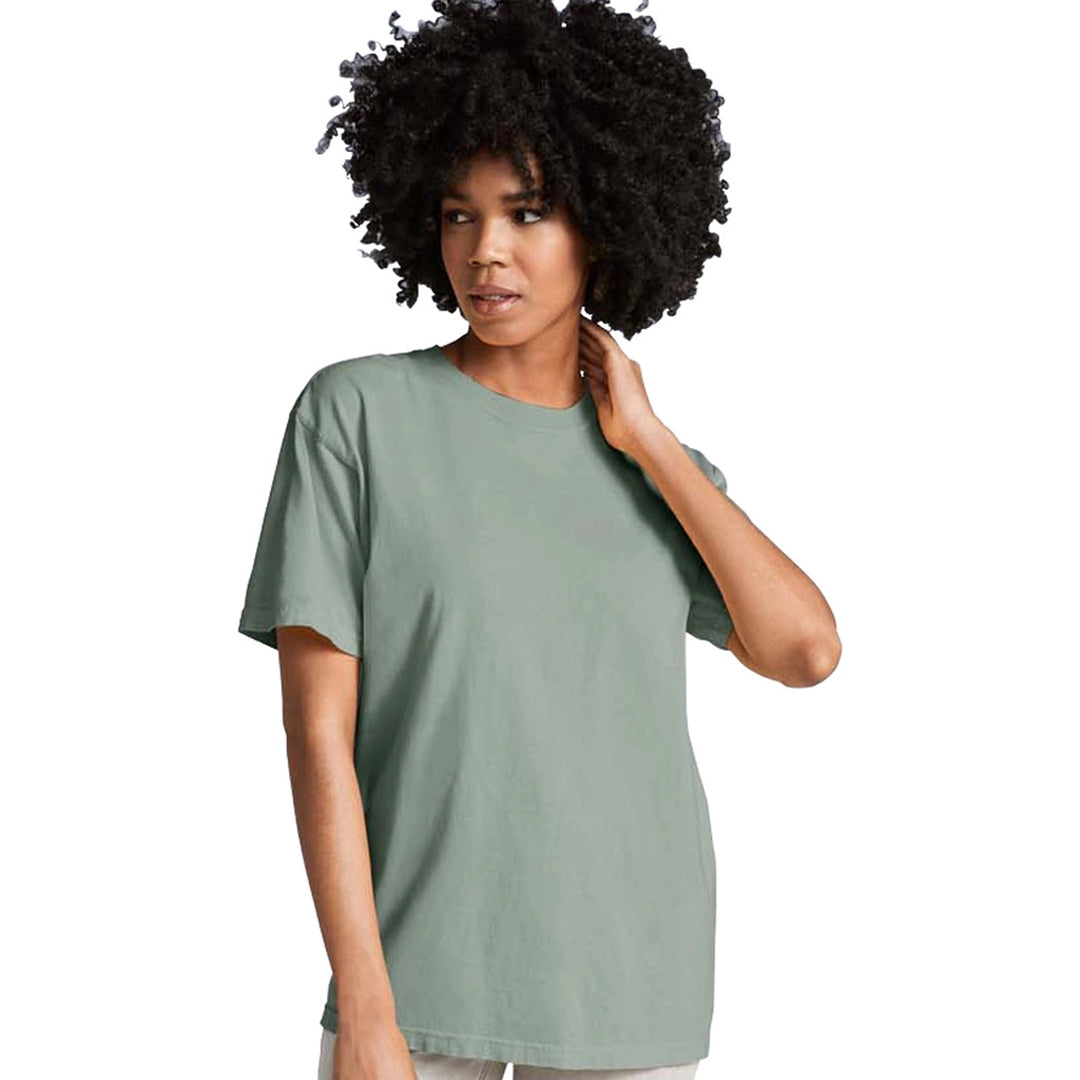 House of Uniforms The Heavyweight Tee | Short Sleeve | Adults Comfort Colors Bay