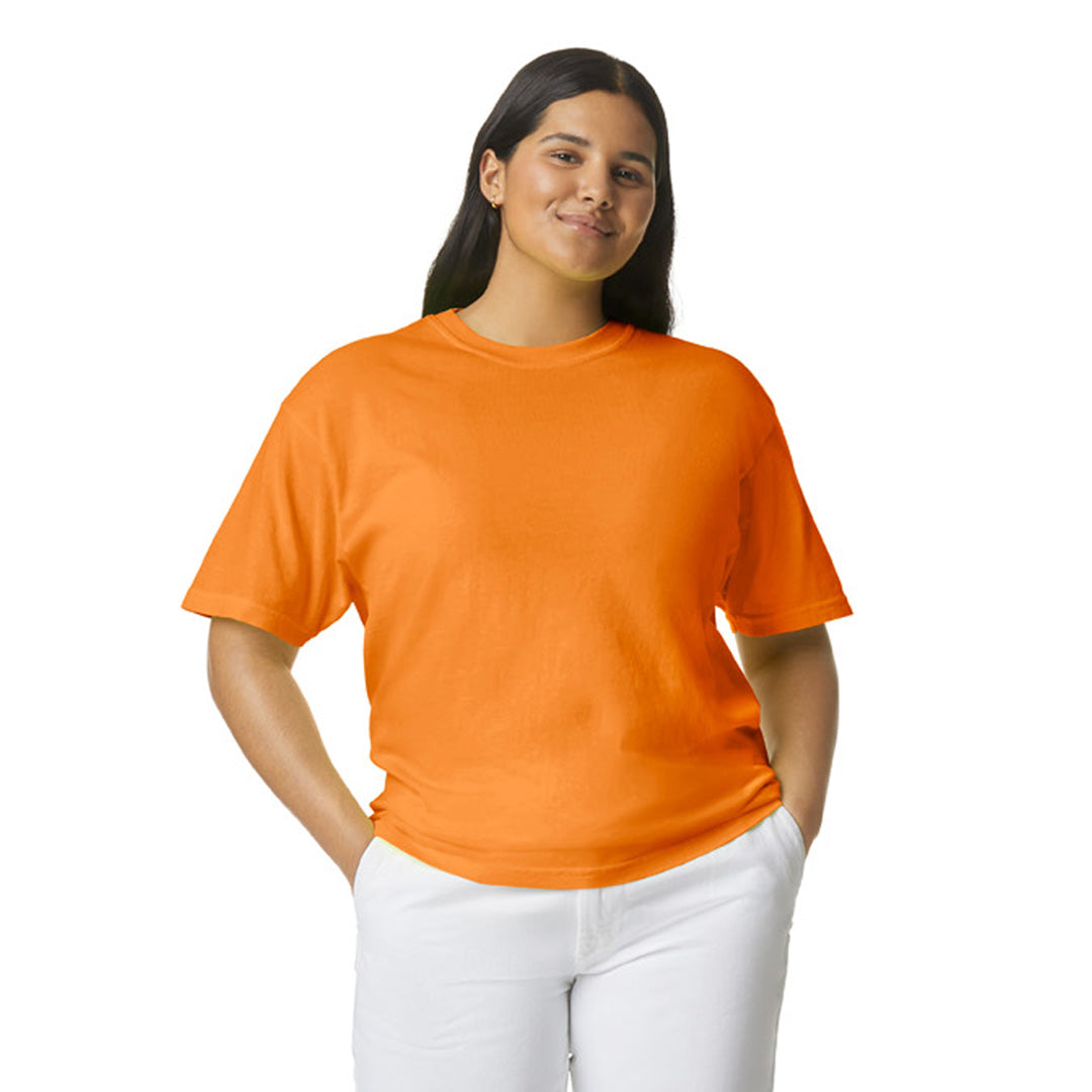 Comfort Colors The Heavyweight Tee | Short Sleeve | Adults Bright Orange Shirts & Tops