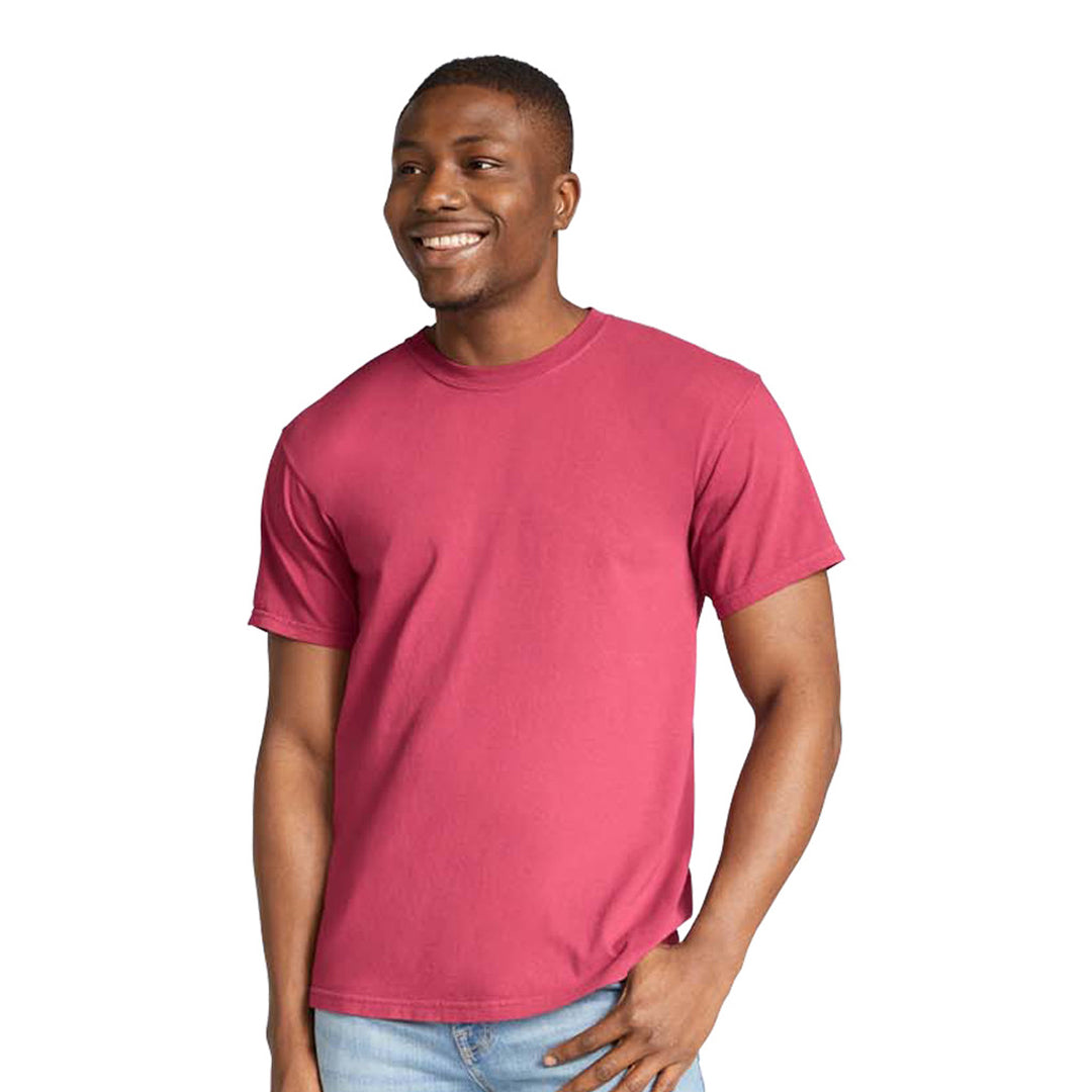 House of Uniforms The Heavyweight Tee | Short Sleeve | Adults Comfort Colors Chili