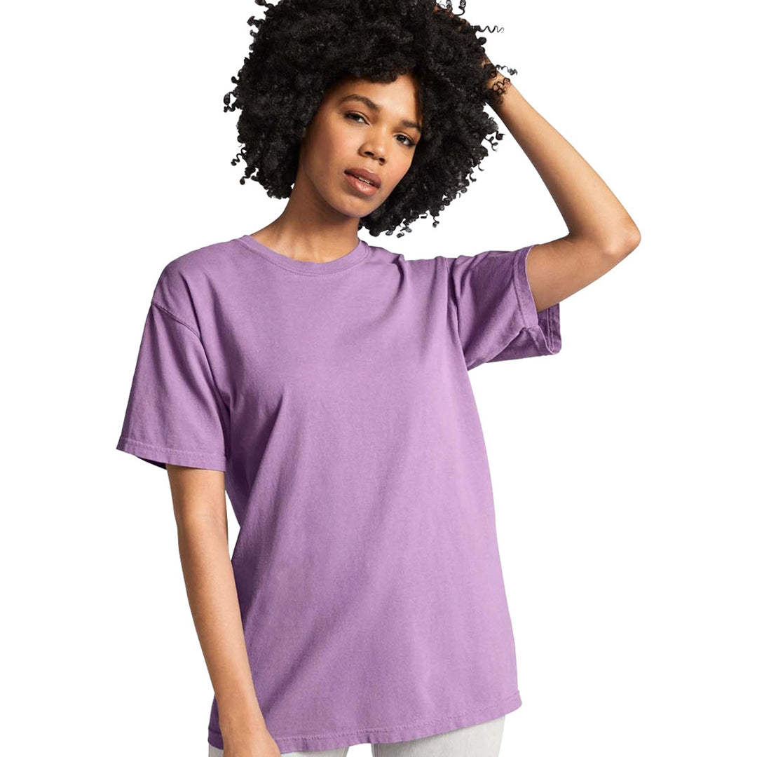 House of Uniforms The Heavyweight Tee | Short Sleeve | Adults Comfort Colors Orchid