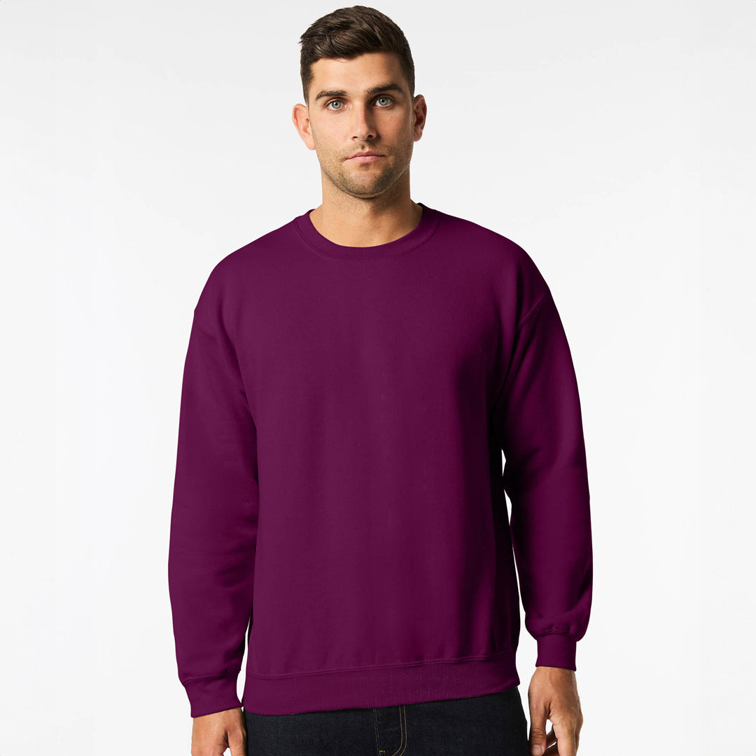 House of Uniforms The Heavy Blend Crewneck Sweatshirt | Adults Gildan