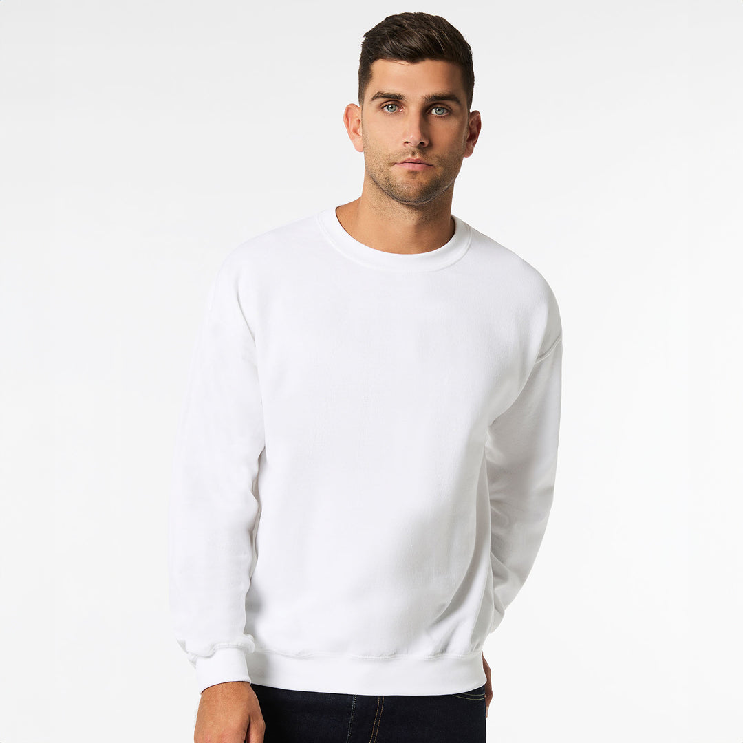 House of Uniforms The Heavy Blend Crewneck Sweatshirt | Adults Gildan