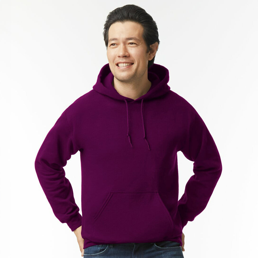 House of Uniforms The Heavy Blend Hoodie | Adults Gildan Maroon