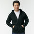 House of Uniforms The Heavy Blend Full Zip Hoodie | Adults Gildan Black