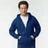 House of Uniforms The Heavy Blend Full Zip Hoodie | Adults Gildan Navy