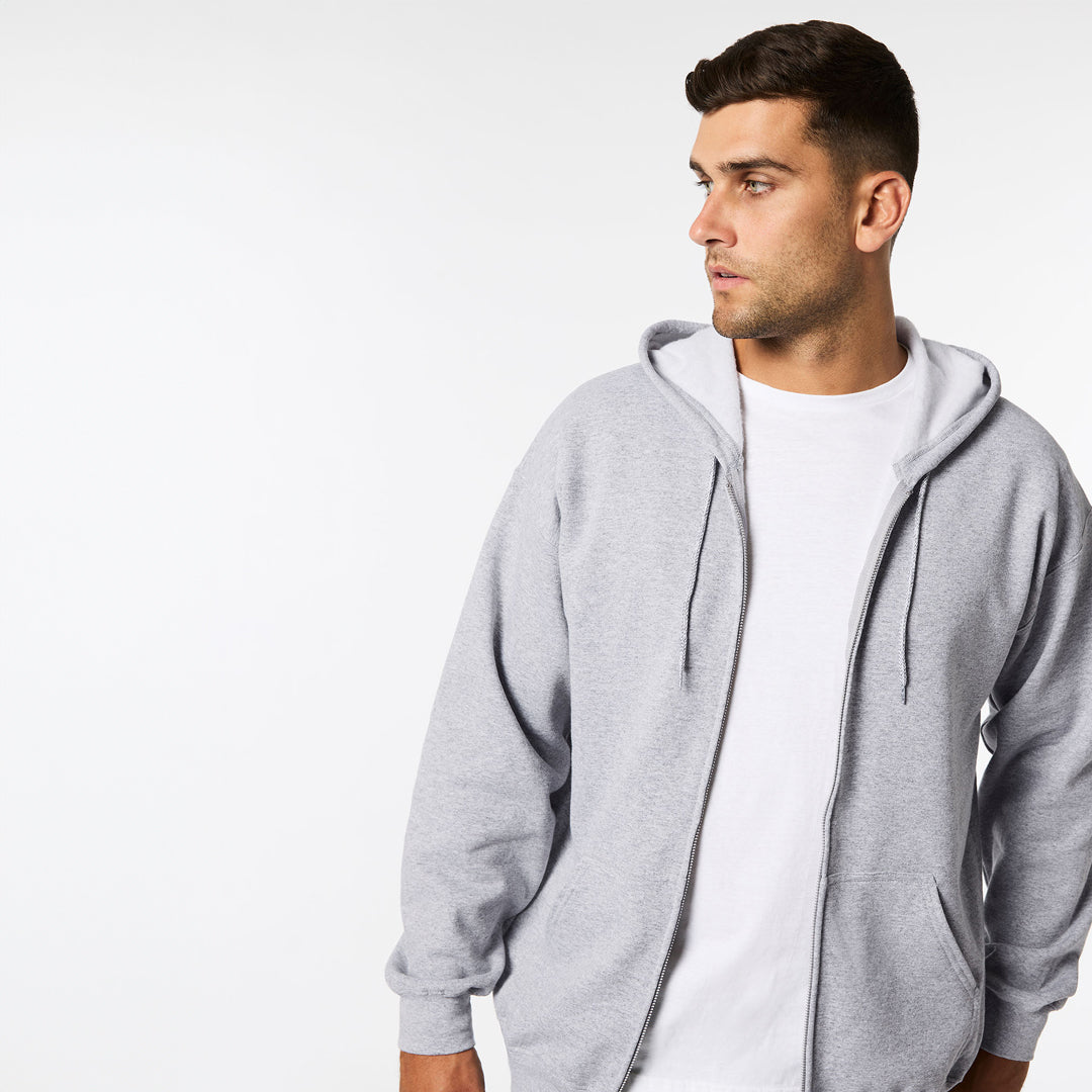 House of Uniforms The Heavy Blend Full Zip Hoodie | Adults Gildan 