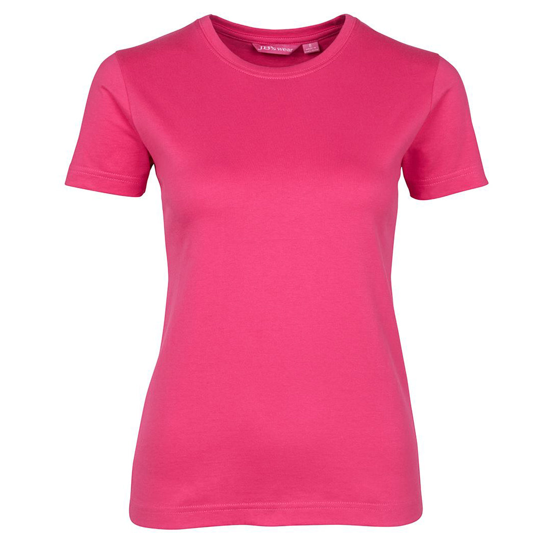 House of Uniforms The Fitted Tee | Ladies Jbs Wear Hot Pink