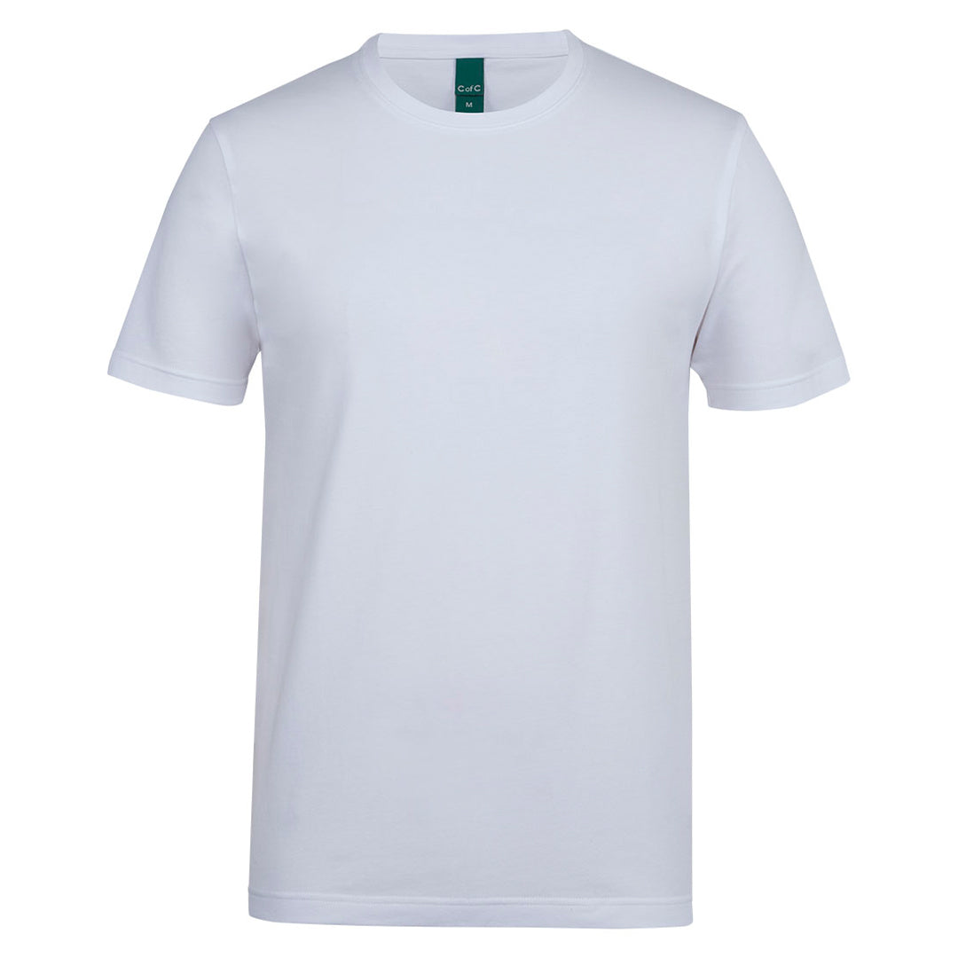 Jbs Wear The C of C Stretch Tee | Short Sleeve | Adults White Shirts & Tops