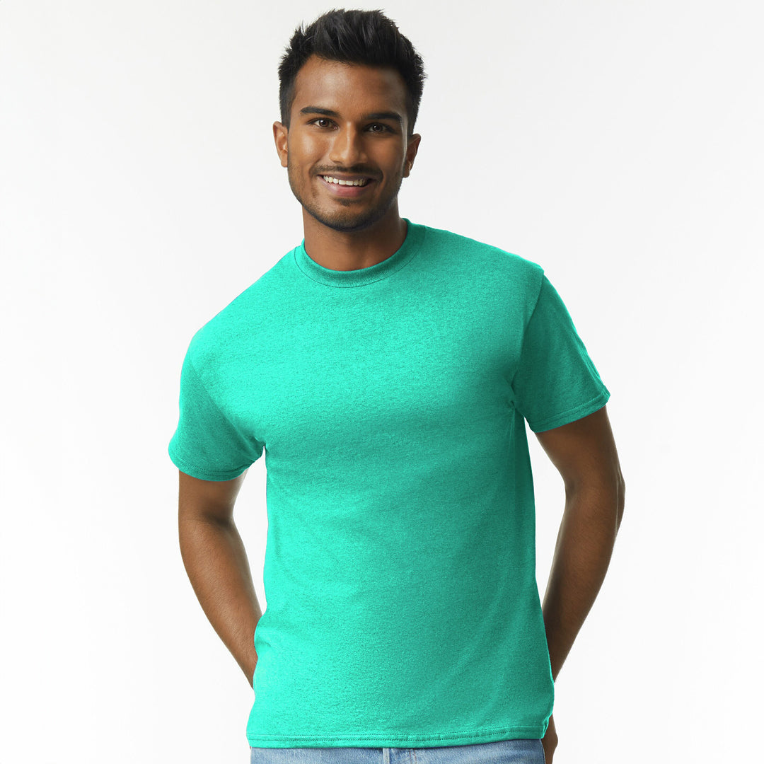 House of Uniforms The Ultra Cotton Tee | Adults Gildan Jade Dome