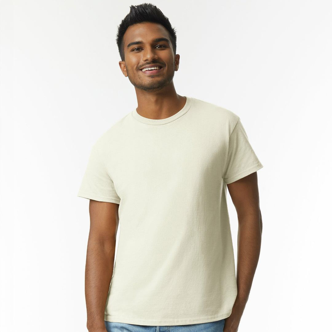 House of Uniforms The Ultra Cotton Tee | Adults Gildan Natural