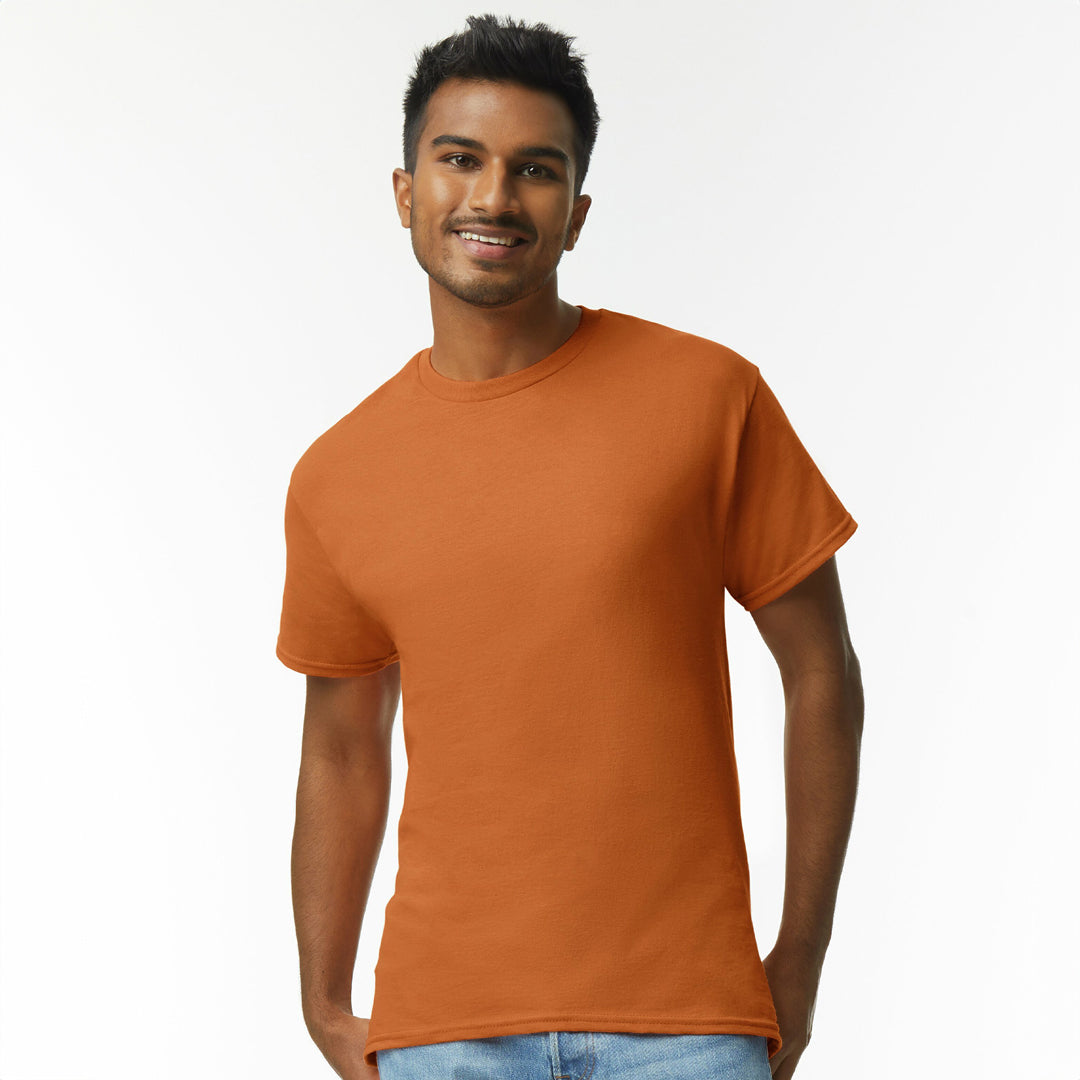 House of Uniforms The Ultra Cotton Tee | Adults Gildan Orange