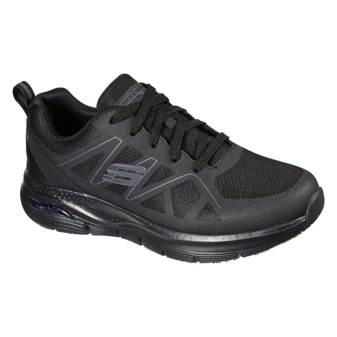 House of Uniforms The Arch Fit Axtell Sneaker | Mens Skechers Footwear Black