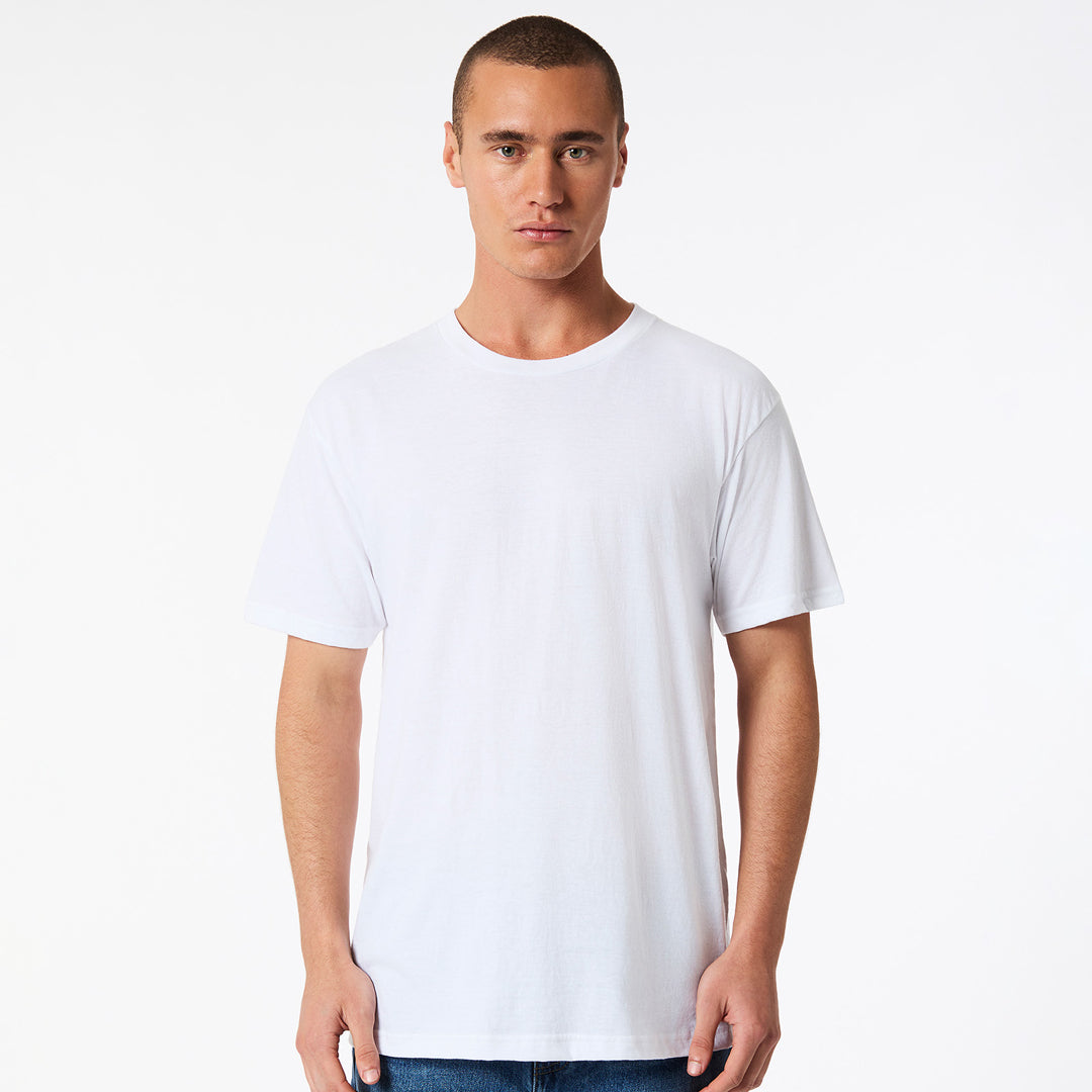 House of Uniforms The CVC Tee Shirt | Adults American Apparel White