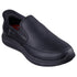 House of Uniforms The Russom Slip-ins Shoe | Mens Skechers Footwear Black