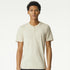 House of Uniforms The CVC Henley Tee Shirt | Adults American Apparel Bone