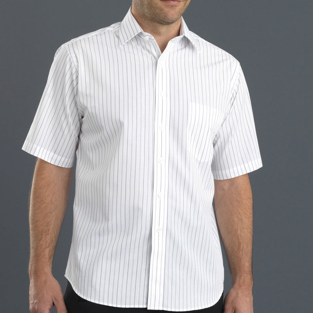 House of Uniforms The Hobart Shirt | Mens | Short and Long Sleeve John Kevin Grey
