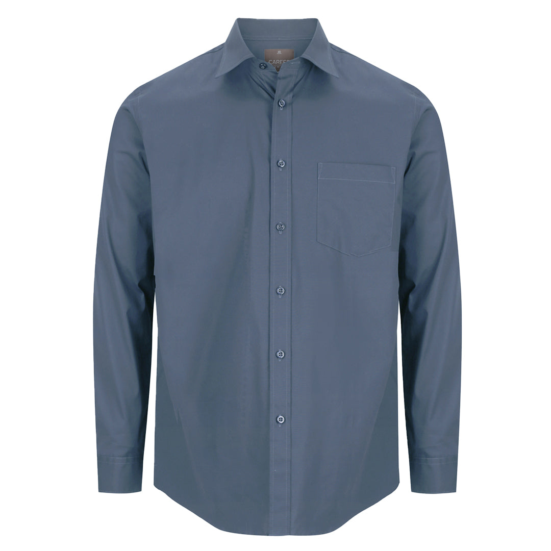 House of Uniforms The Classic Fit Olsen Shirt | Mens | Long Sleeve Gloweave Denim