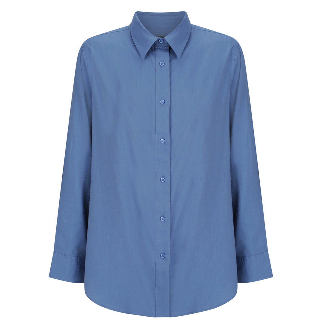 House of Uniforms The Mercer Ultra Soft Shirt | Ladies Gloweave Sky Blue