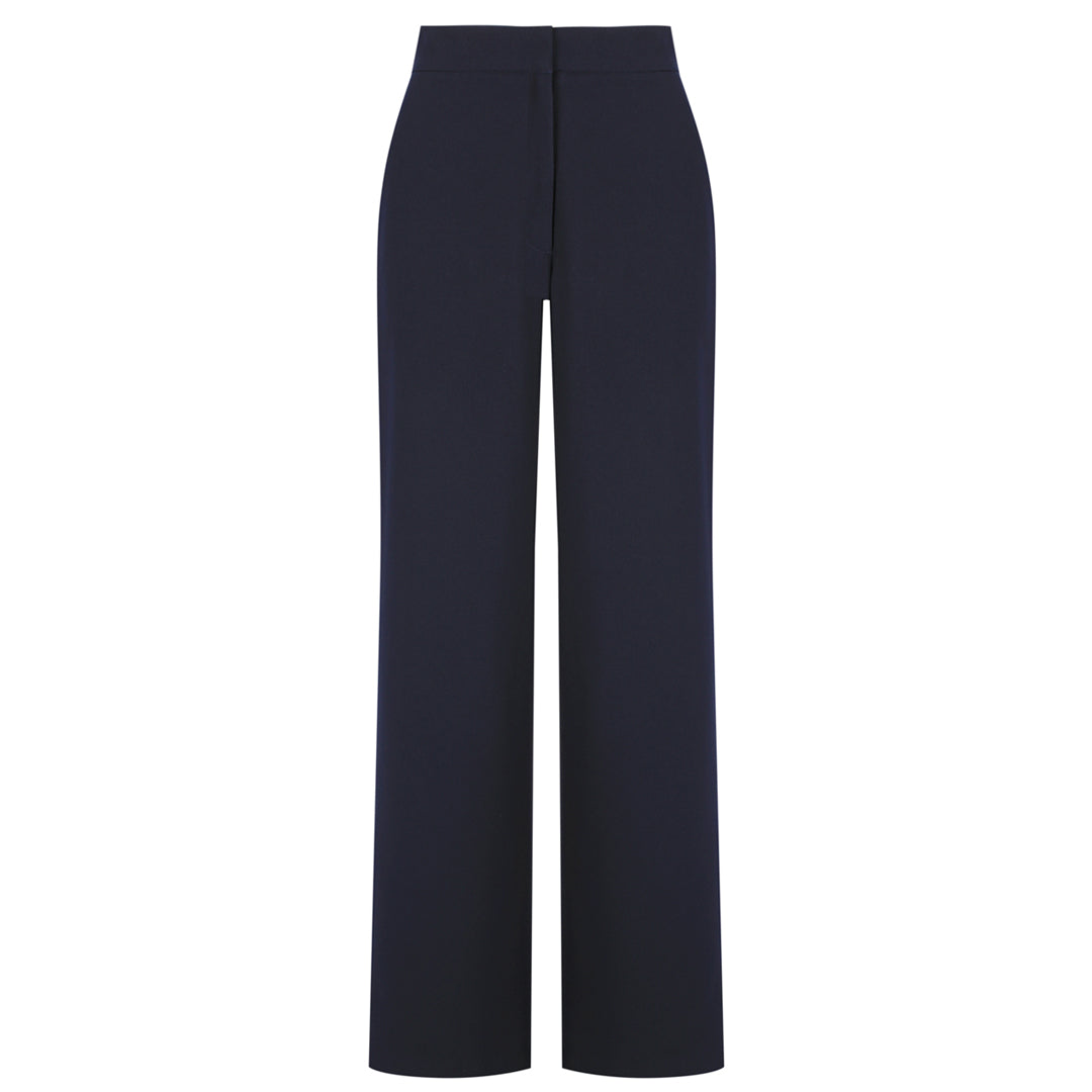 House of Uniforms The Laine Wide Leg Pant | Ladies Gloweave Navy