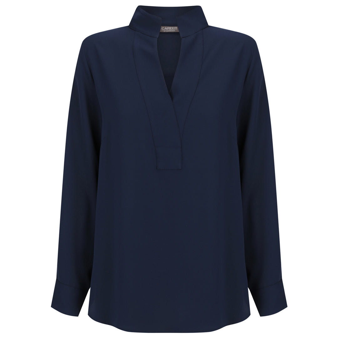 House of Uniforms The Asha Top | Ladies Gloweave Navy
