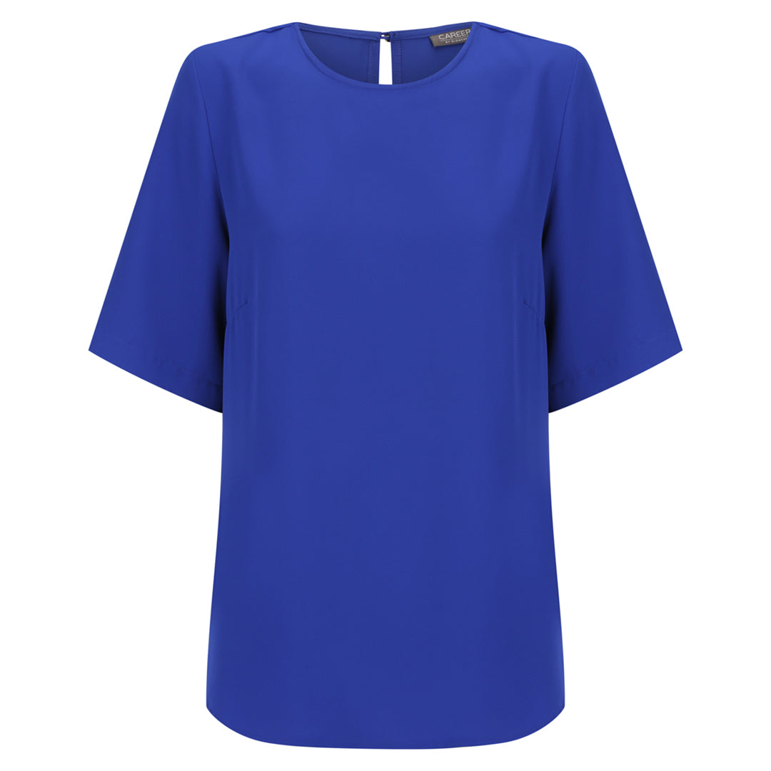 House of Uniforms The Perry Top | Ladies Gloweave Cobalt