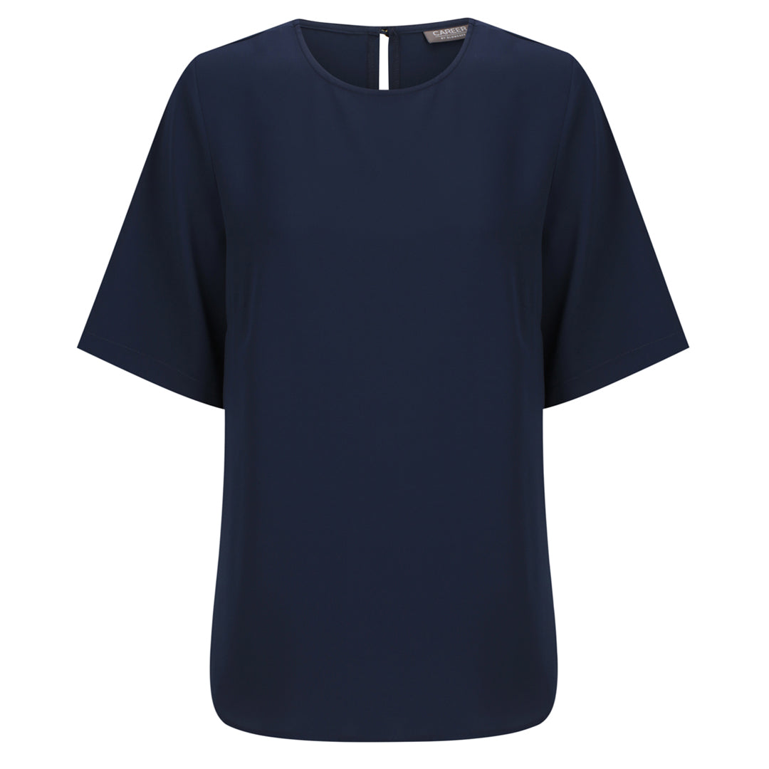 House of Uniforms The Perry Top | Ladies Gloweave Navy