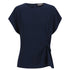 House of Uniforms The Ascot Twist Front Top | Ladies Gloweave Navy