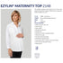 House of Uniforms The Ezylin Meghan Maternity Shirt | Long Sleeve City Collection 