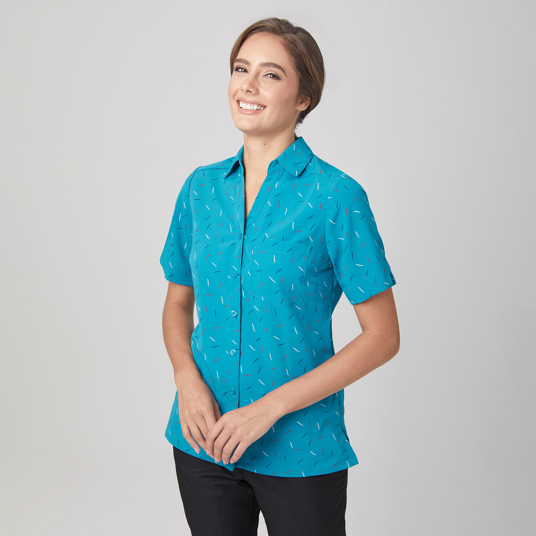 City Collection The Drift Print Blouse | Short Sleeve | Ladies Shirts & Tops
