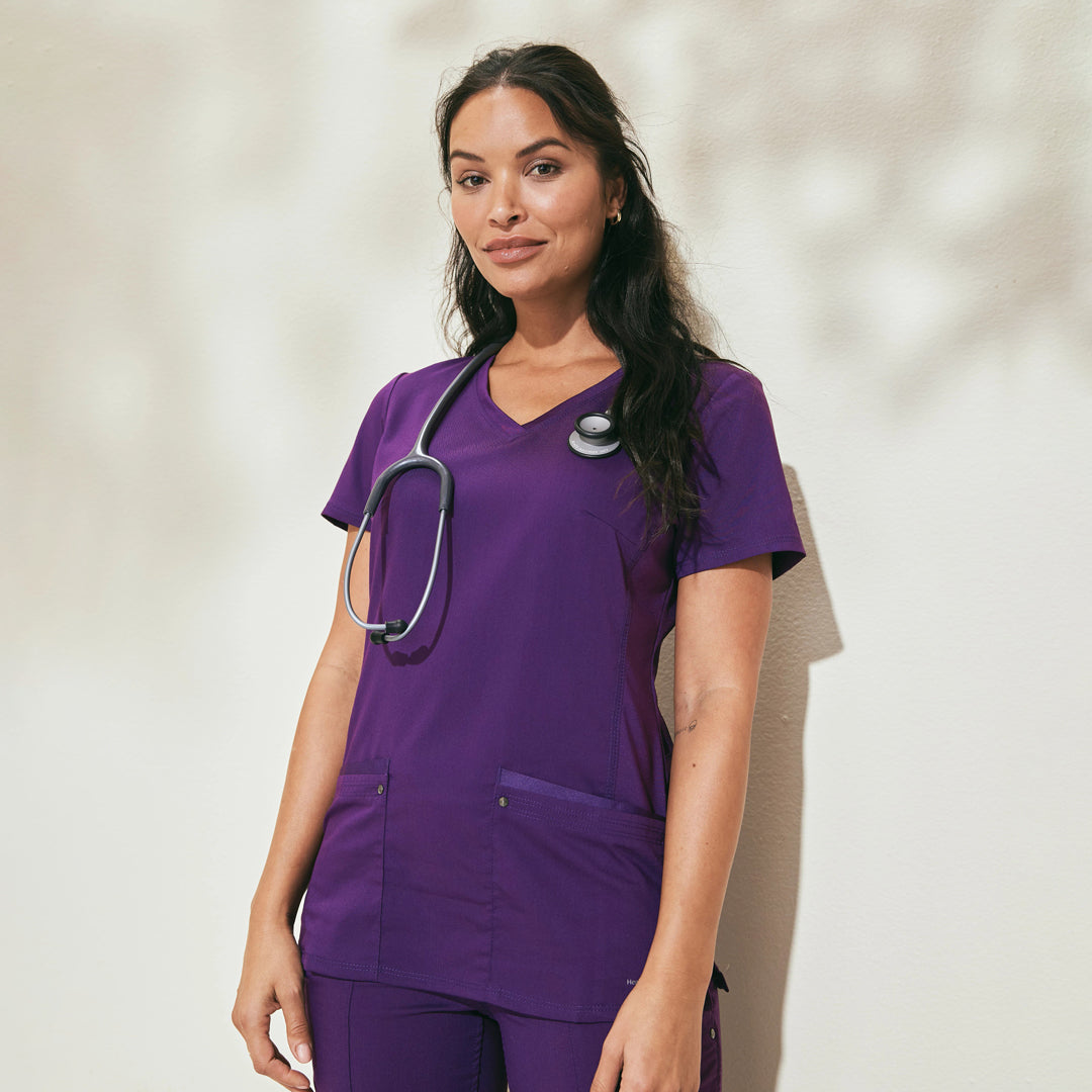 House of Uniforms The Juliet Scrub Top | Ladies Healing Hands