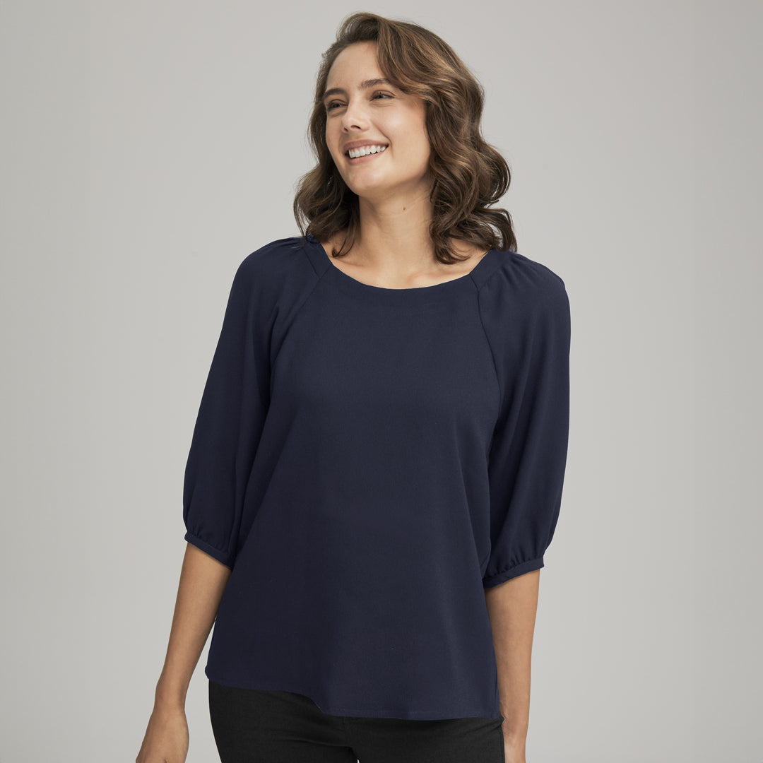 House of Uniforms The Marilyn Blouse | Ladies City Collection Navy