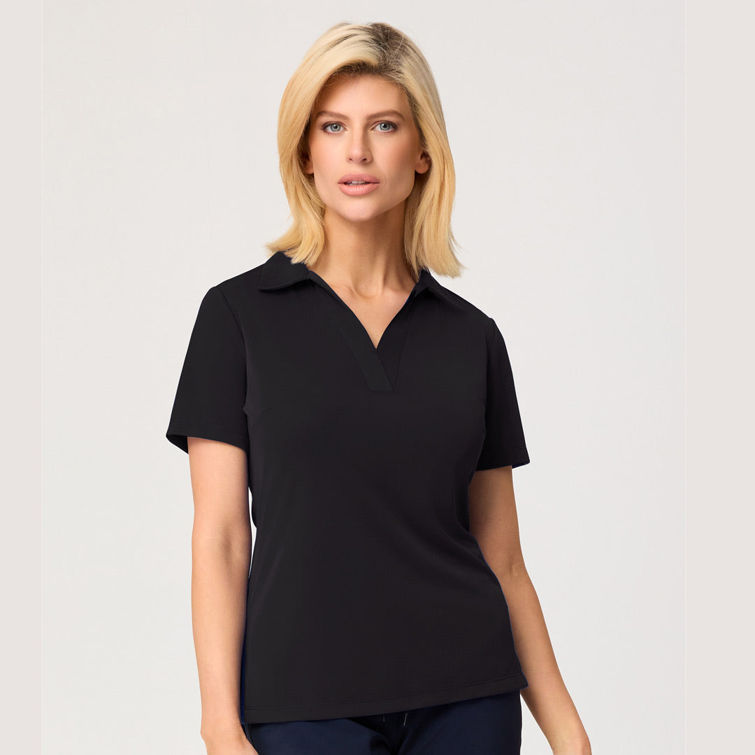 House of Uniforms The Ella Knit Top | Ladies | Short Sleeve City Collection 