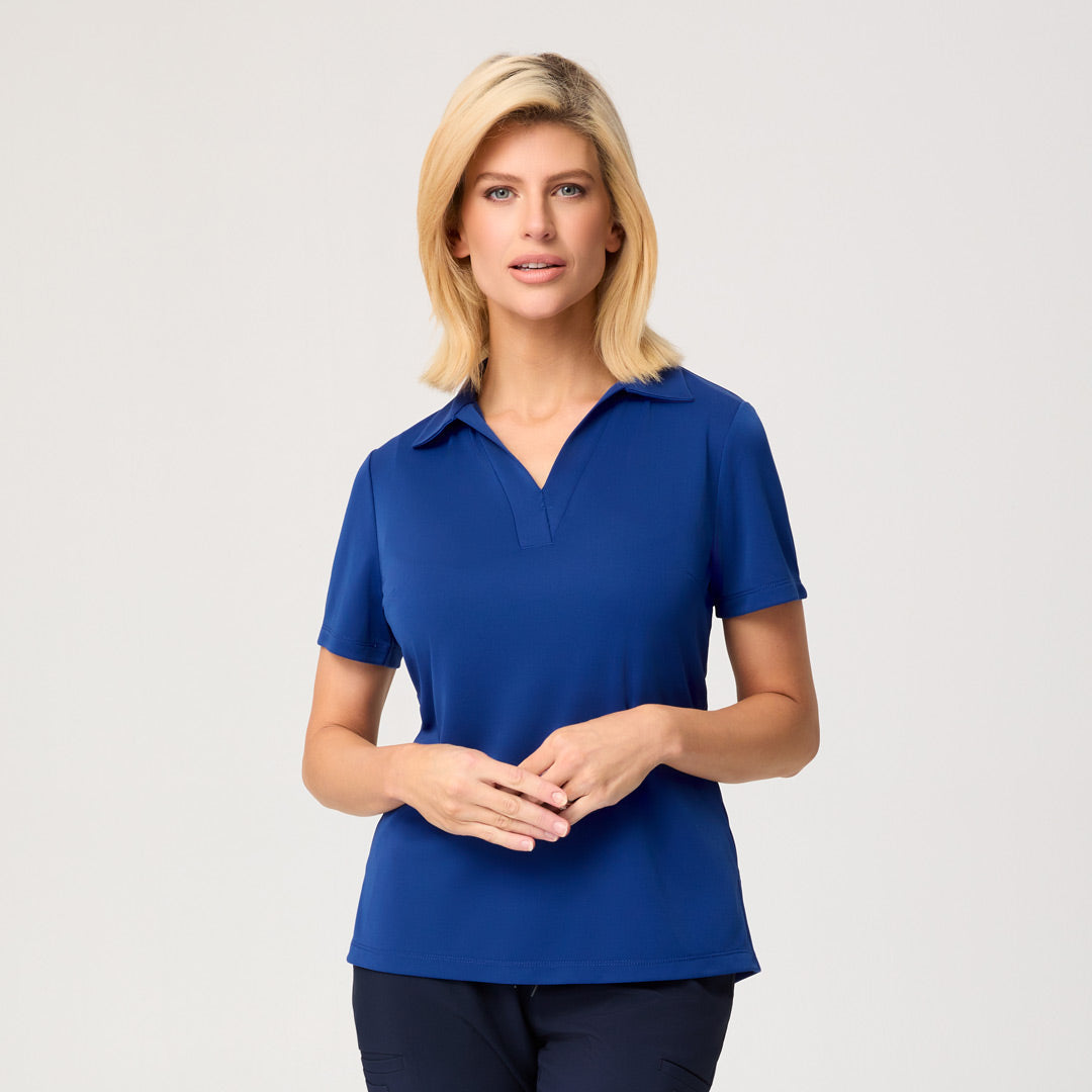 House of Uniforms The Ella Knit Top | Ladies | Short Sleeve City Collection 