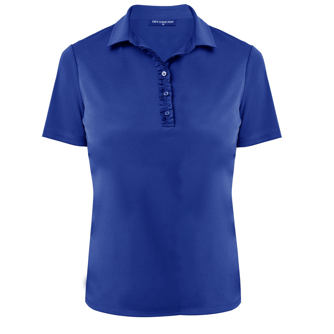 House of Uniforms The Bella Knit Top | Ladies | Short Sleeve City Collection Royal