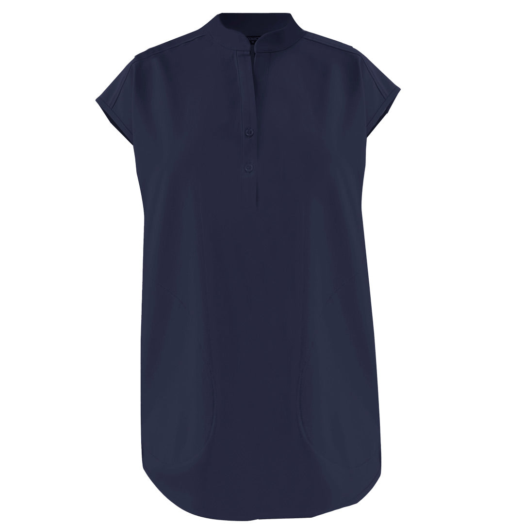 House of Uniforms The Chrissy Top | Ladies City Collection Navy