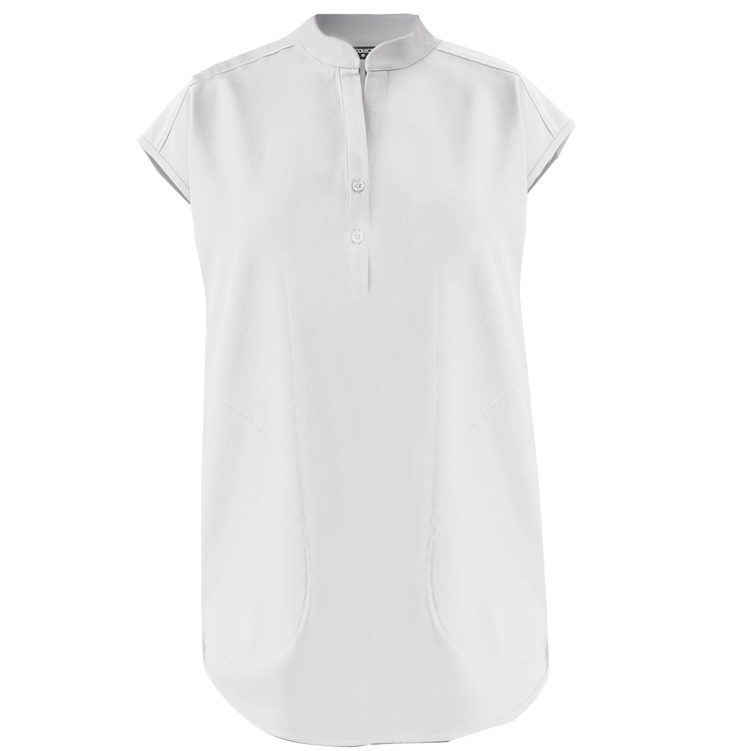 House of Uniforms The Chrissy Top | Ladies City Collection White