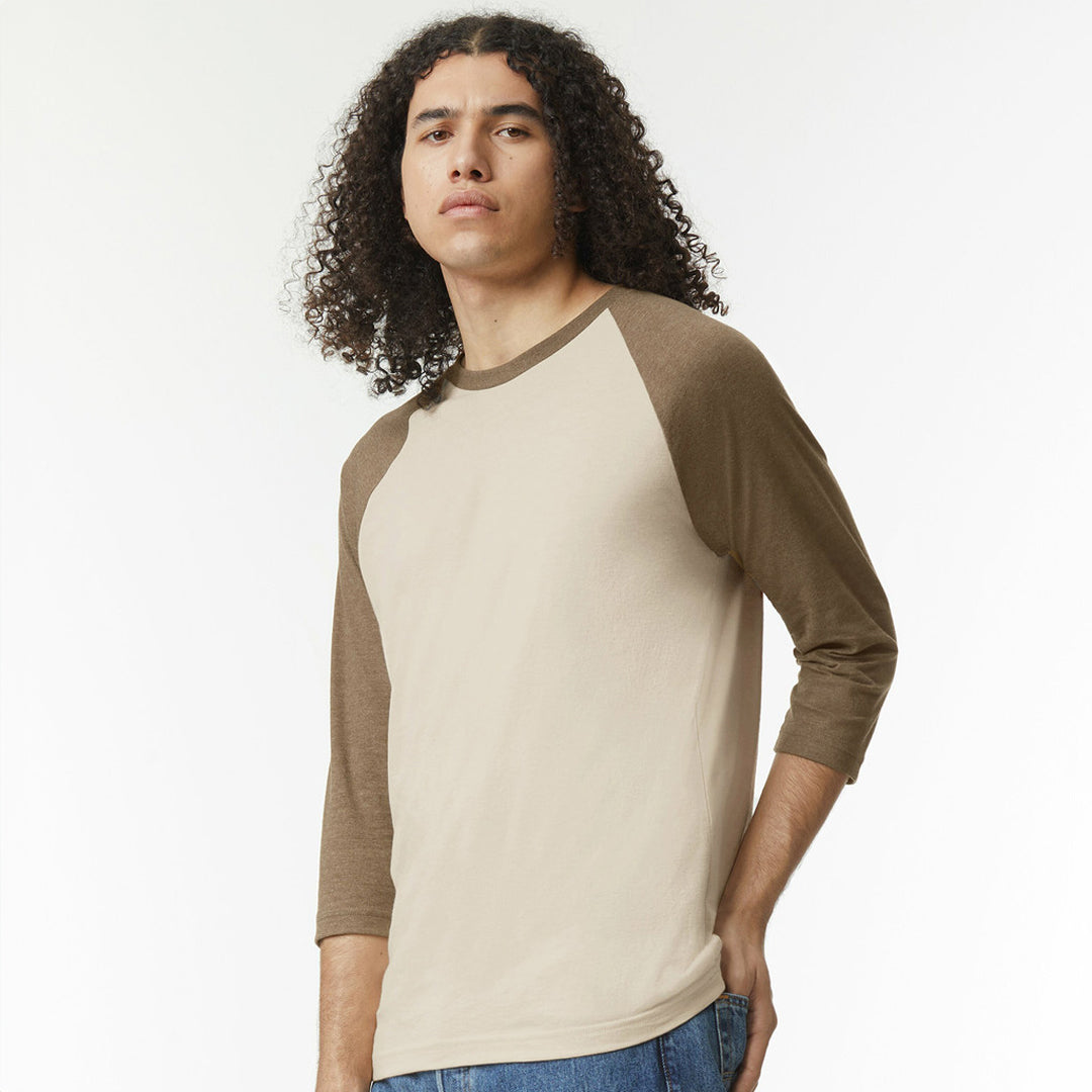 House of Uniforms The CVC Raglan Tee Shirt | Adults American Apparel 