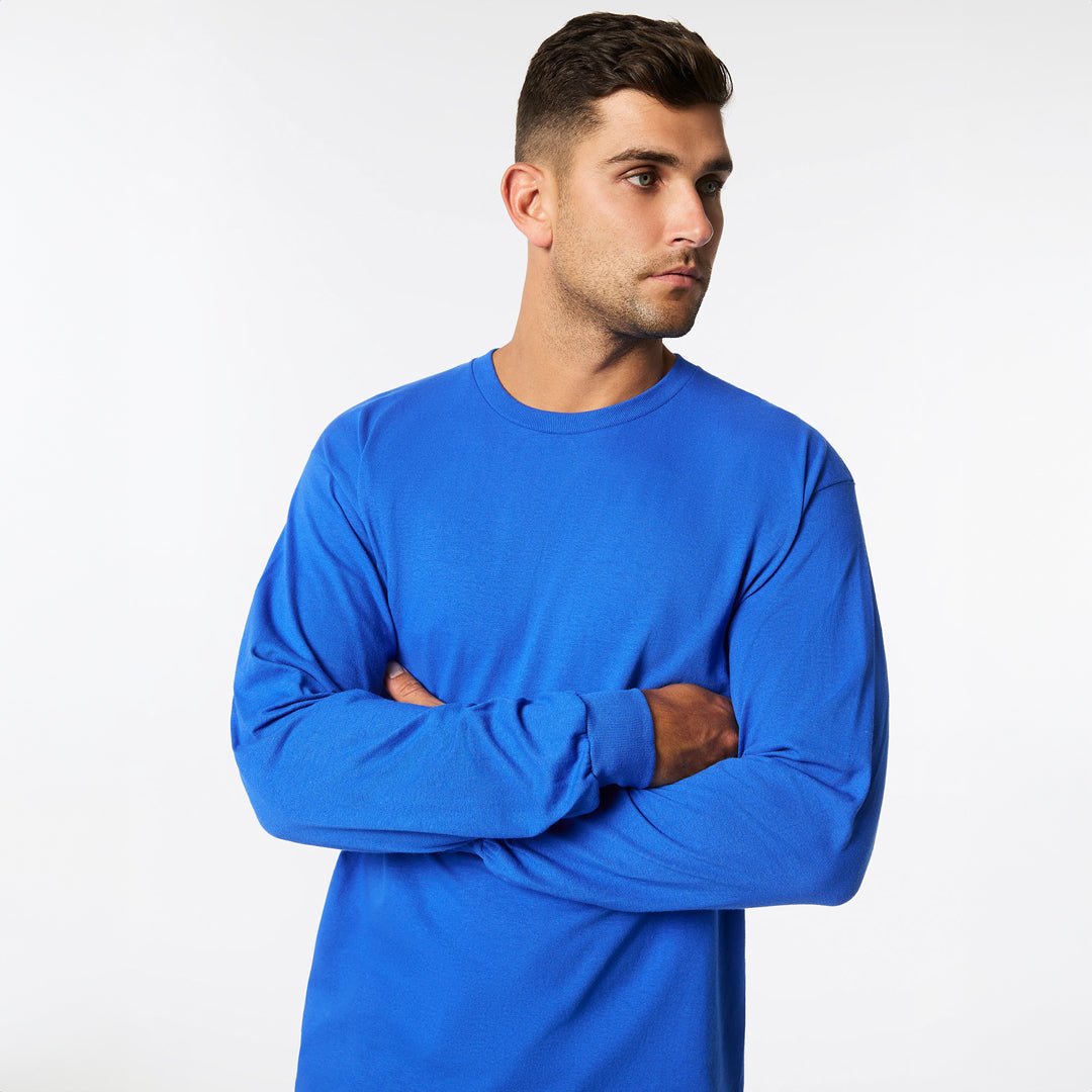 House of Uniforms The Ultra Cotton Tee | Long Sleeve | Adults Gildan 